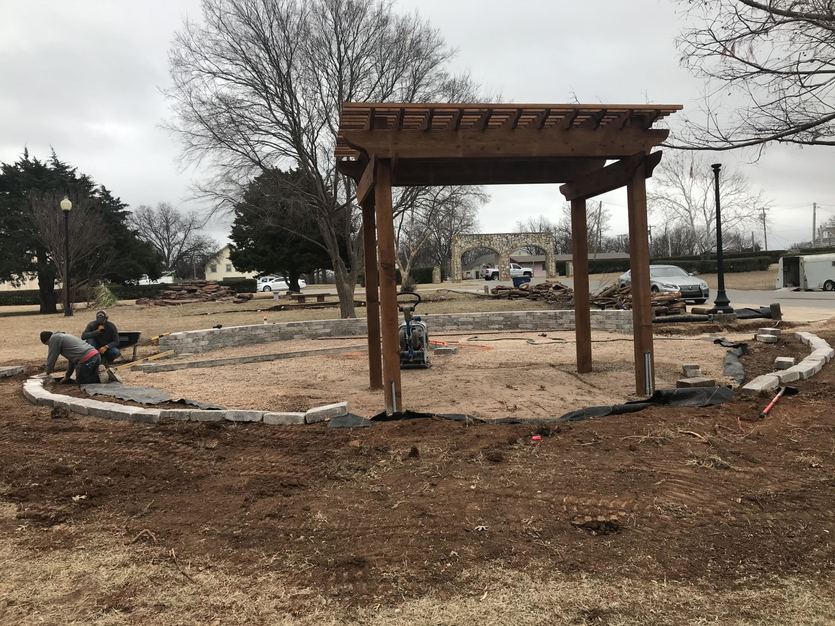 Wild art: Circle of Love taking shape